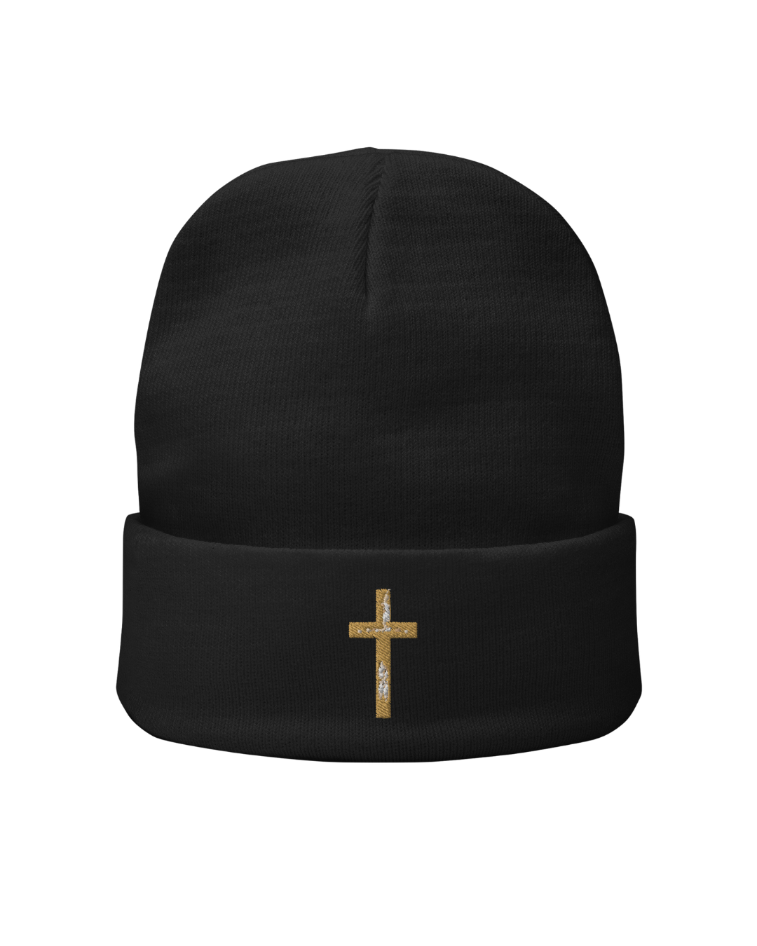 "CROSS" Embroidered Beanie