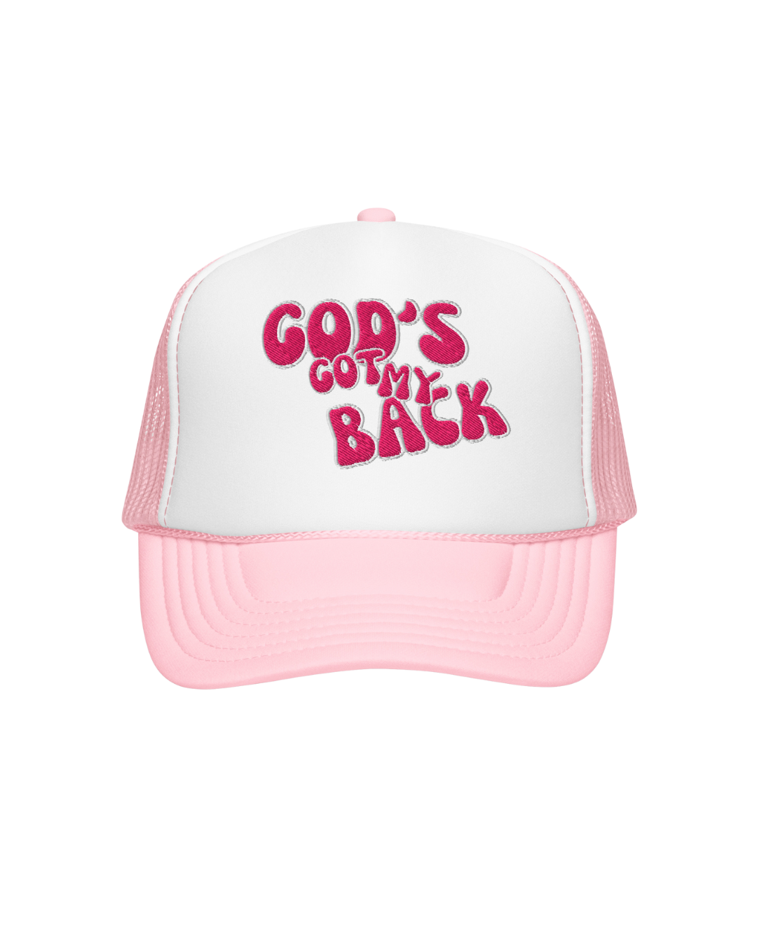 "GOD'S GOT MY BACK" TRUCKER HAT