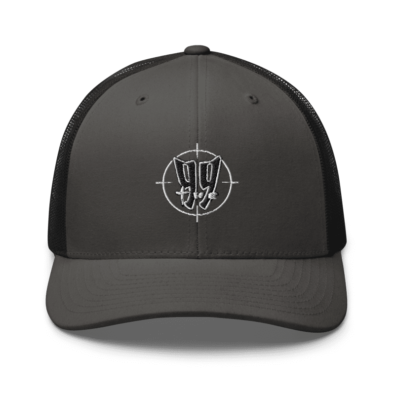 "CROSSHAIRS" CHARCOAL/BLACK HAT