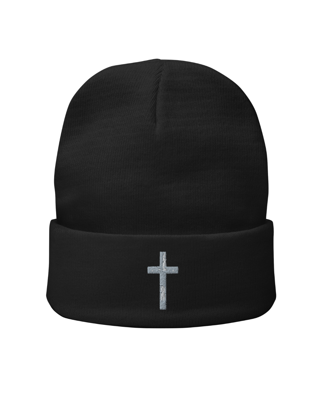 "CROSS" Embroidered Beanie