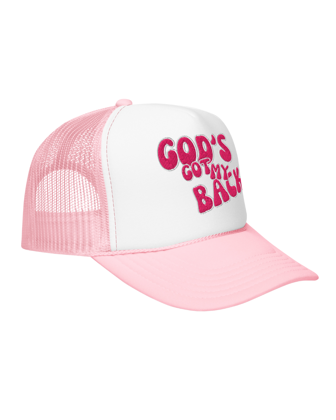 "GOD'S GOT MY BACK" TRUCKER HAT
