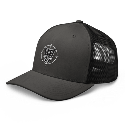 "CROSSHAIRS" CHARCOAL/BLACK HAT