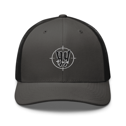 "CROSSHAIRS" CHARCOAL/BLACK HAT
